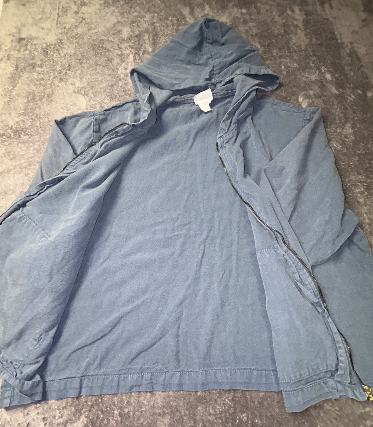 Vintage 90s BTB Better Than Basic A.C.C. Zip Up Jacket Light Blue Canada 1XL