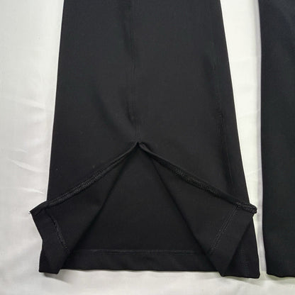 Calvin Klein Performance Black Bootcut Yoga Pants Split Hem Stretch Women's M