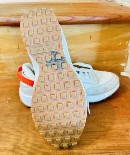 Nike Waffle Debut Women’s Size 7 Cream Animal Print Orange Running Shoe