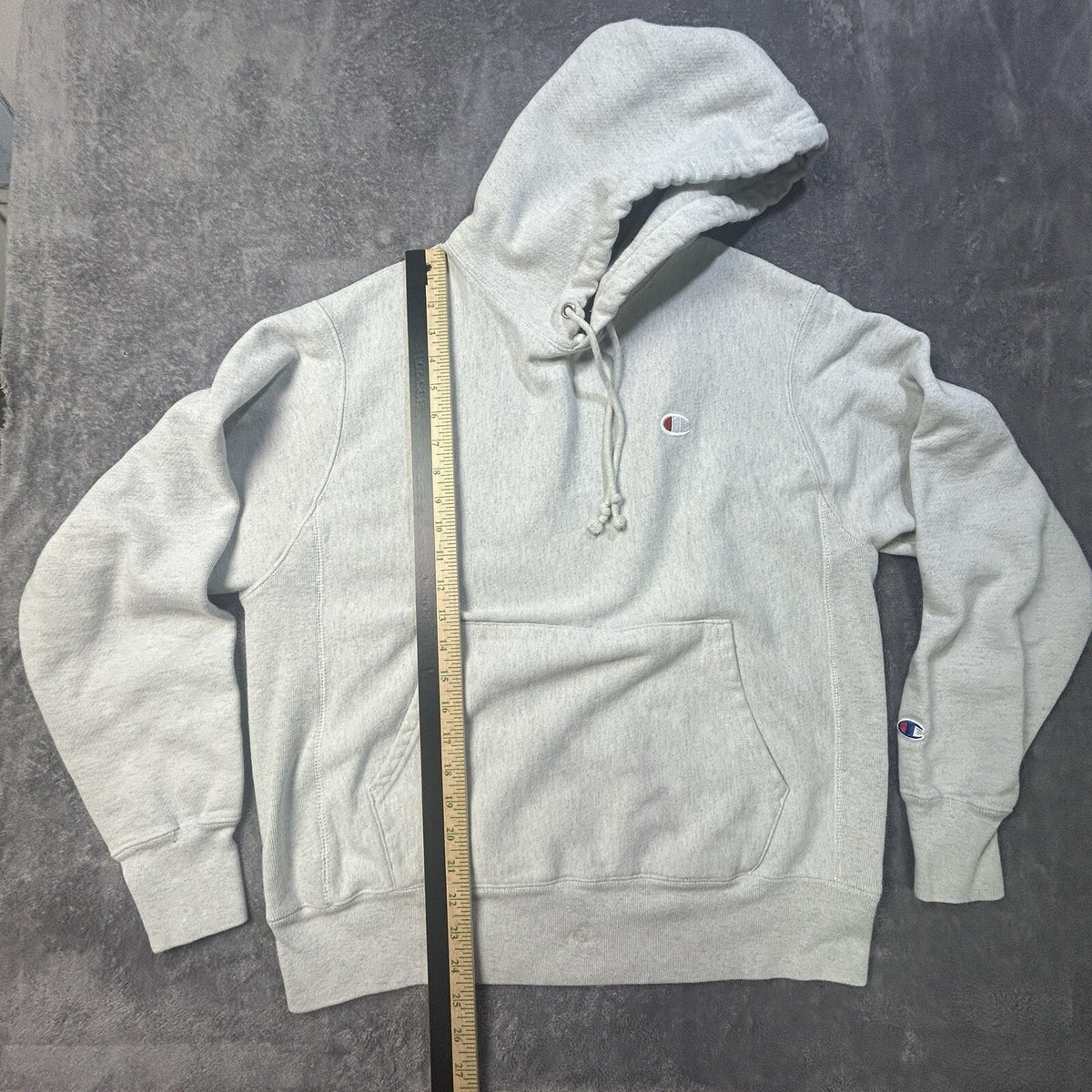 Champion Reverse Weave Hoodie Heather Gray M