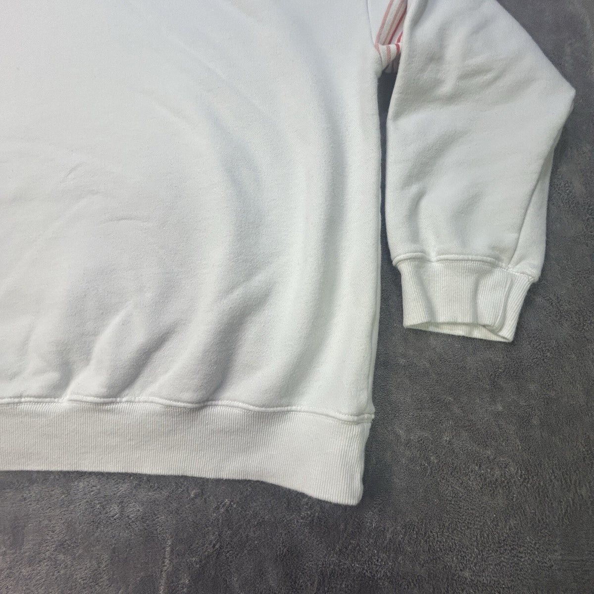 Dance & Marvel Rainbow Sleeve Hoodie White M