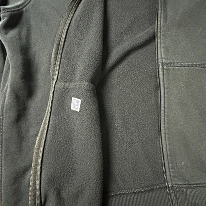Nike ClSSIC Hooded Jacket Men's XL Black Full Zip Fleece 341573 Swoosh
