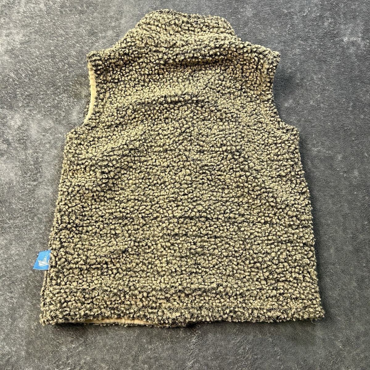 Southbound Kids Sherpa Full Zip Vest Brown 5