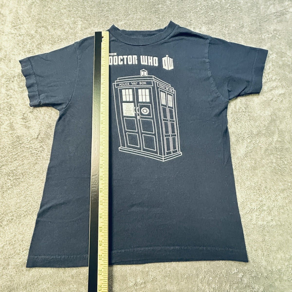 Doctor Who TARDIS T Shirt XS 2009 BBC Ripple Junction Black Graphic Tee