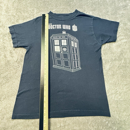 Doctor Who TARDIS T Shirt XS 2009 BBC Ripple Junction Black Graphic Tee