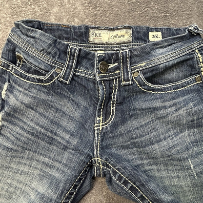 BKE Culture Women's Bootcut Jeans Blue 26L