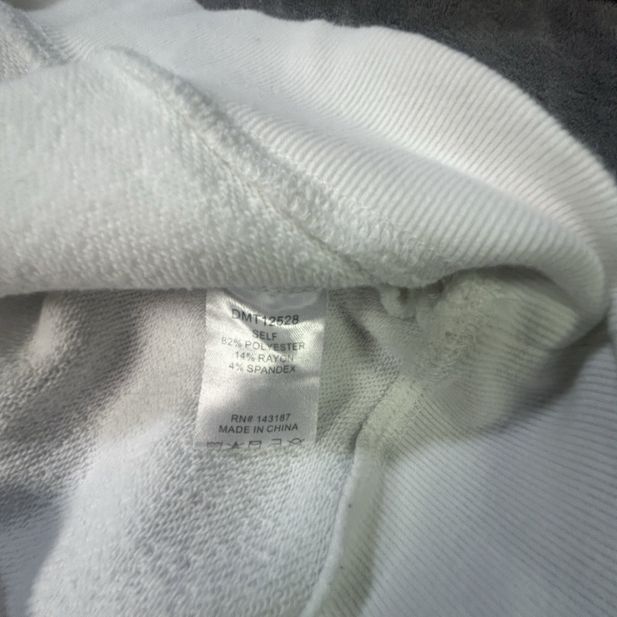Dance & Marvel Rainbow Sleeve Hoodie White M