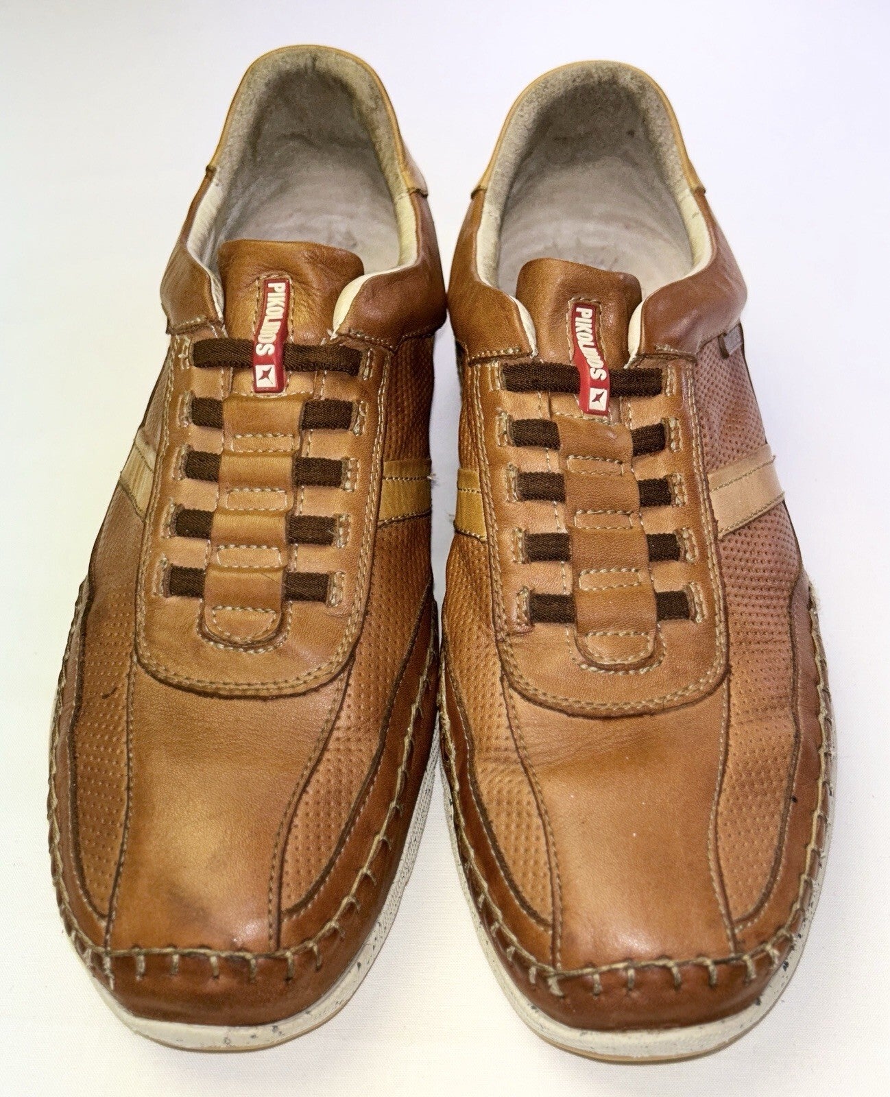 Pikolinos Men’s Brown Leather Slip On Comfort Shoes. EU-44, US 11 Casual Walking
