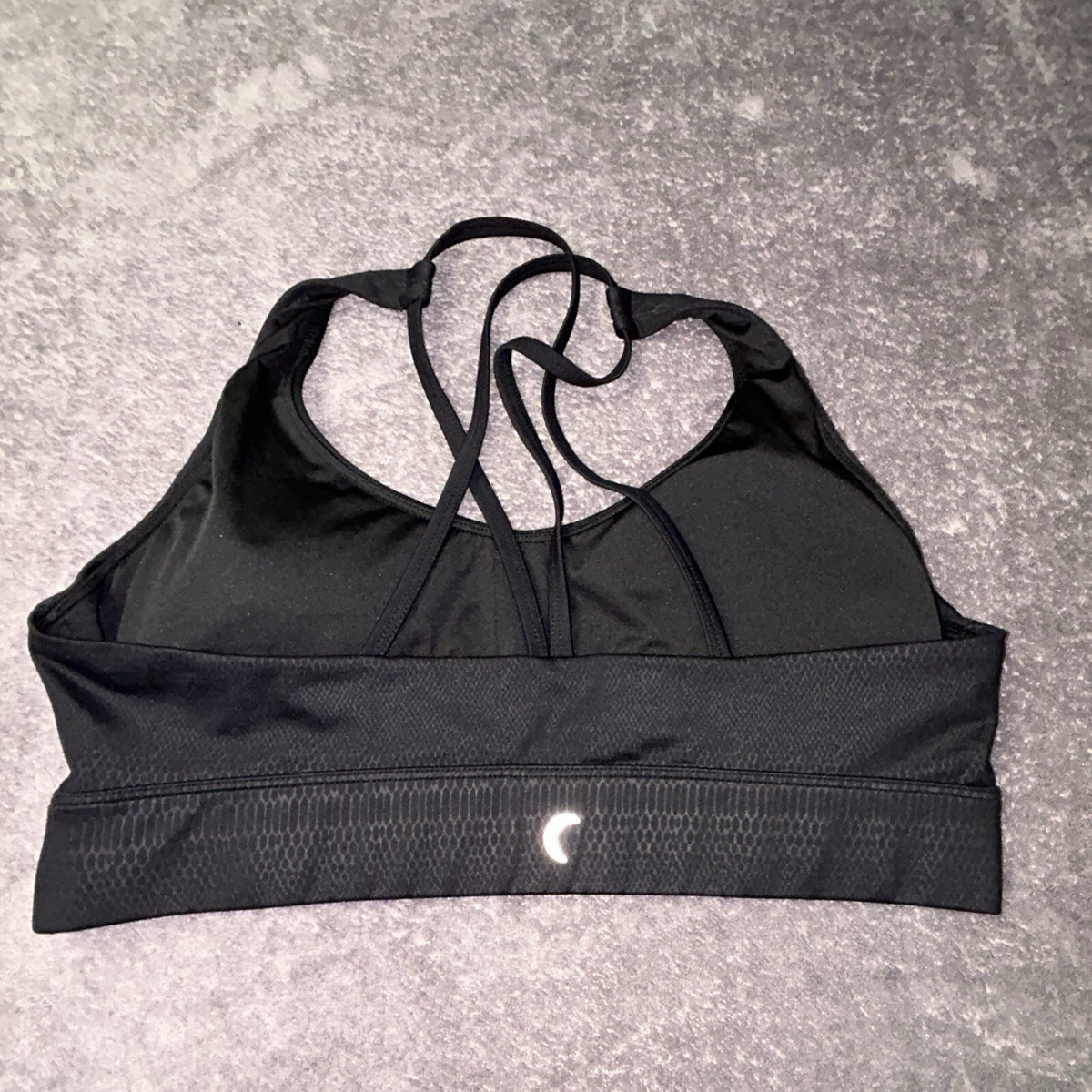 ZYIA Active Sports Bra Womens XXL Black Animal Print Athletic Workout