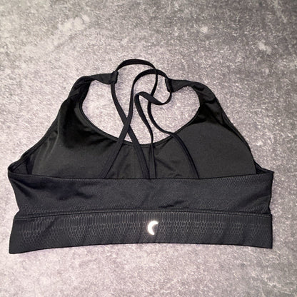 ZYIA Active Sports Bra Womens XXL Black Animal Print Athletic Workout