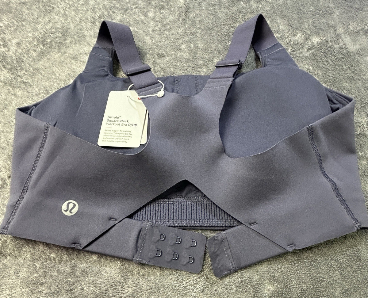 Lululemon Ultralu Square-Neck Workout Bra Nightfall size 4 NWT
