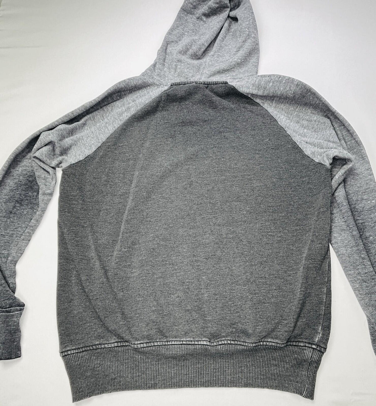 Disney Mickey Mouse Hoodie Sweatshirt Gray Pullover Graphic Adult Small S
