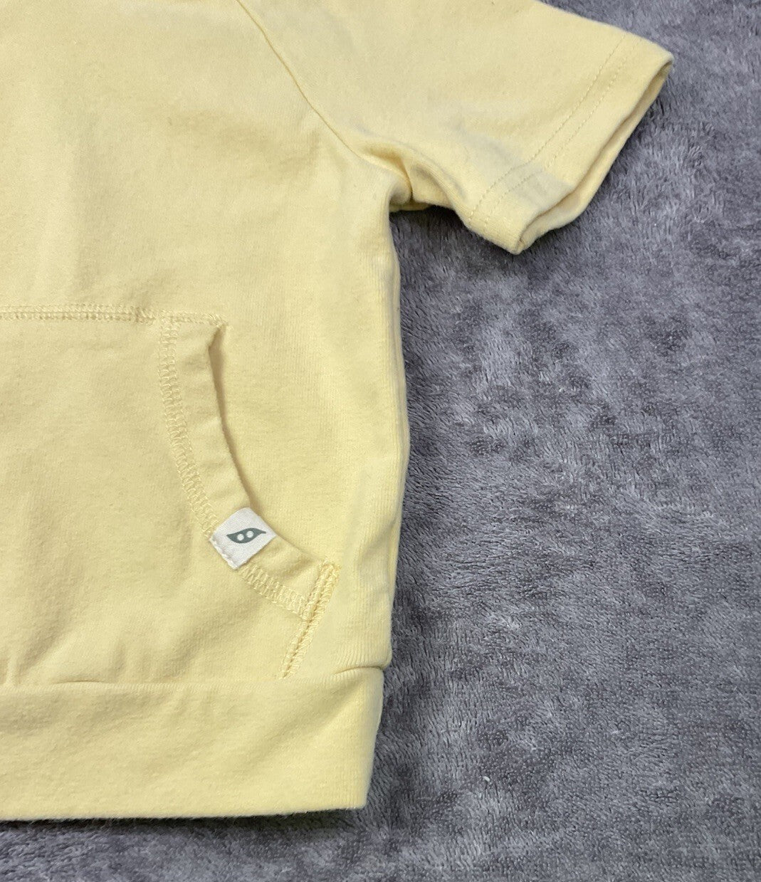 Easy-Peasy Hooded Short Sleeve Sweatshirt 12 months