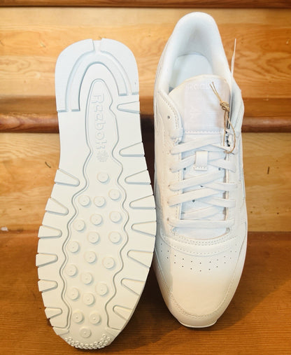 Reebok Classic Leather Men's Size 13 White Sneakers New With Box Casual Shoes