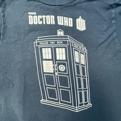 Doctor Who TARDIS T Shirt XS 2009 BBC Ripple Junction Black Graphic Tee