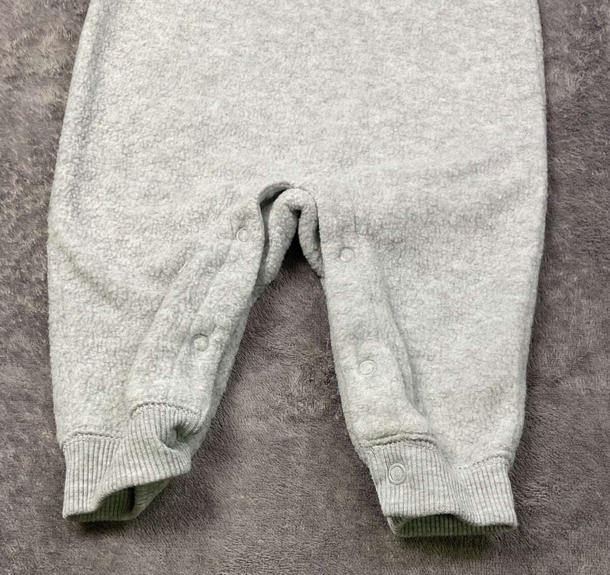 🐧 Carter's Fleece Penguin Romper (6M)