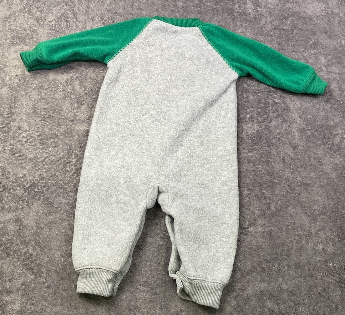 🐧 Carter's Fleece Penguin Romper (6M)