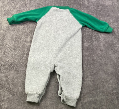 🐧 Carter's Fleece Penguin Romper (6M)