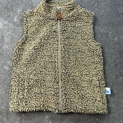 Southbound Kids Sherpa Full Zip Vest Brown 5