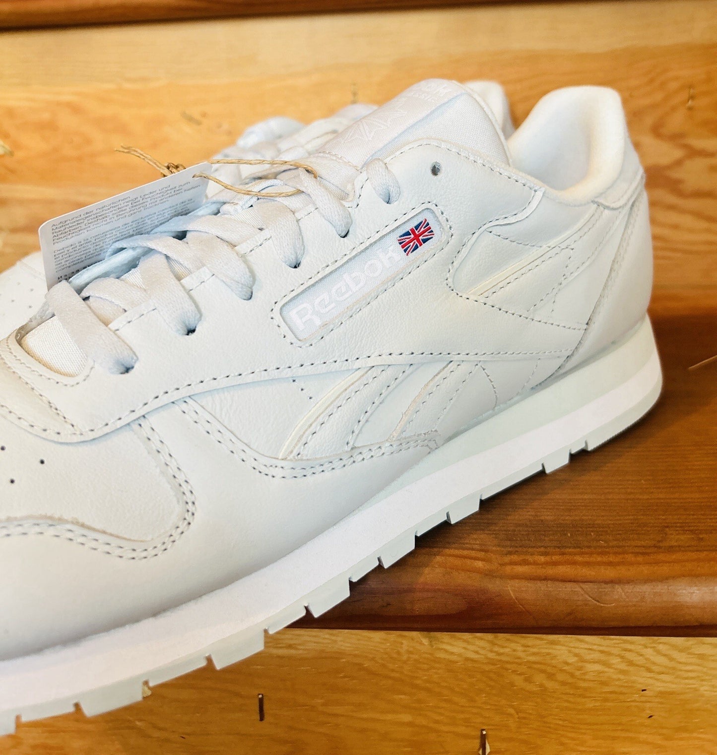 Reebok Classic Leather Men's Size 13 White Sneakers New With Box Casual Shoes
