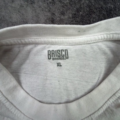 Street Fighter II Brisco Brands T-Shirt Men’s XL White Graphic Video Game Tee