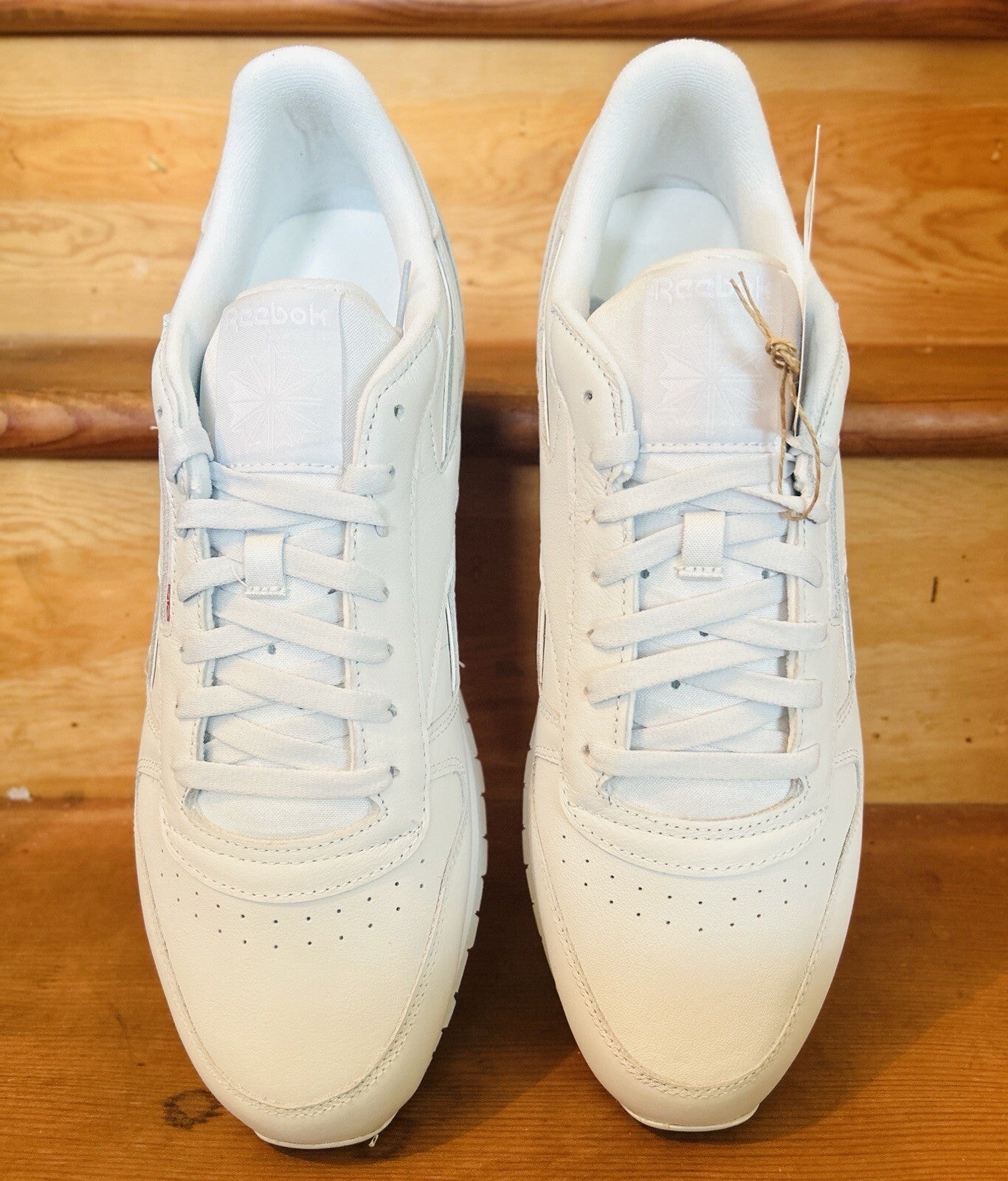 Reebok Classic Leather Men's Size 13 White Sneakers New With Box Casual Shoes