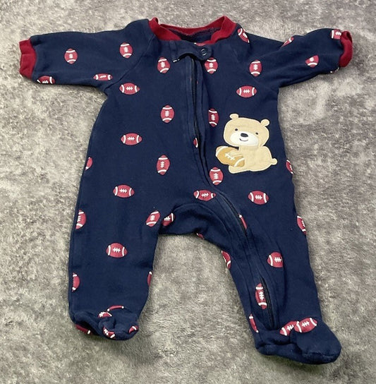 🏈 Carter's Just One You Football Footed Sleeper (NB)