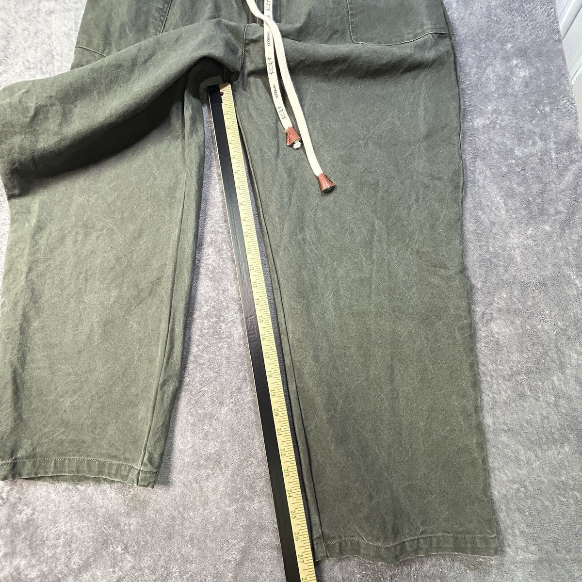 Kidoriman Pokku Pants 2.0 Men’s 3XL Green Cotton Baggy Japanese Streetwear