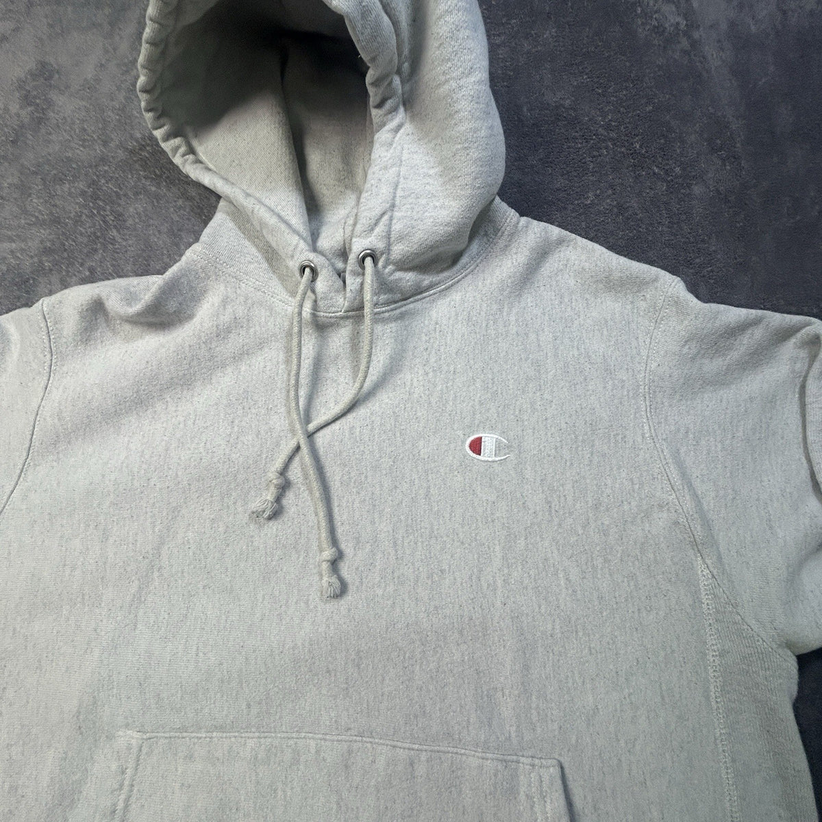 Champion Reverse Weave Hoodie Heather Gray M