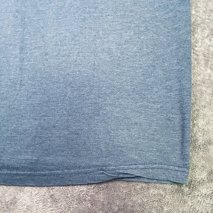 DC Comics Superman Logo T-Shirt Blue Distressed Graphic Superhero Tee