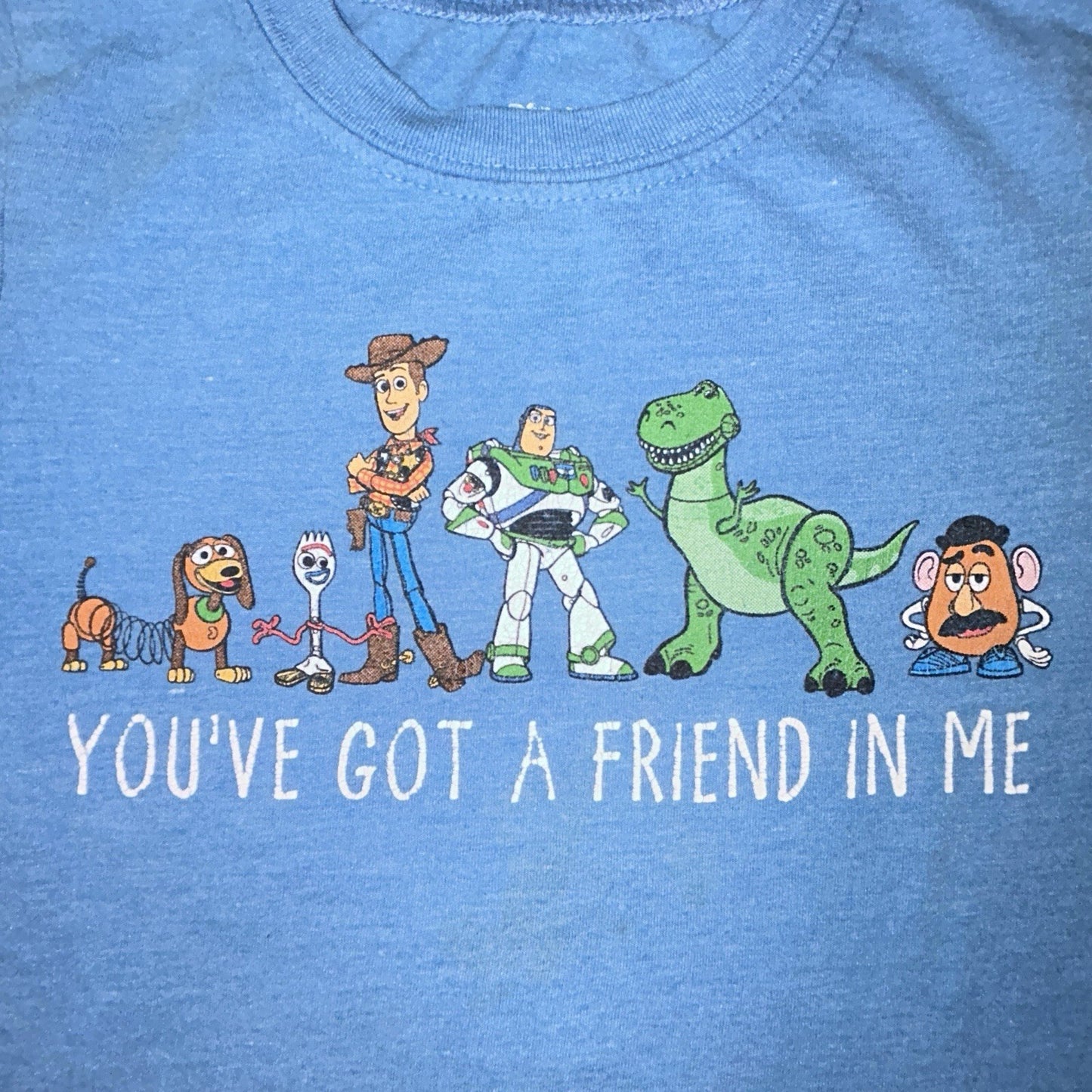 Disney Pixar Toy Story You’ve Got A Friend In Me Blue T-Shirt Toddler 4T