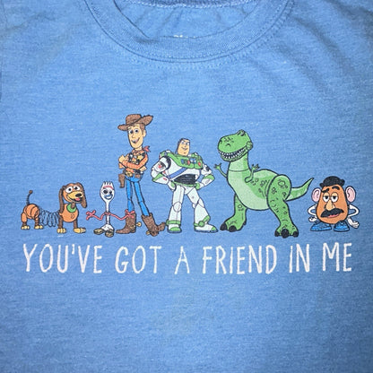 Disney Pixar Toy Story You’ve Got A Friend In Me Blue T-Shirt Toddler 4T
